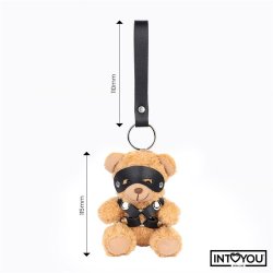 Bearly Keychain BDSM Teddy Bear with Chest Harness