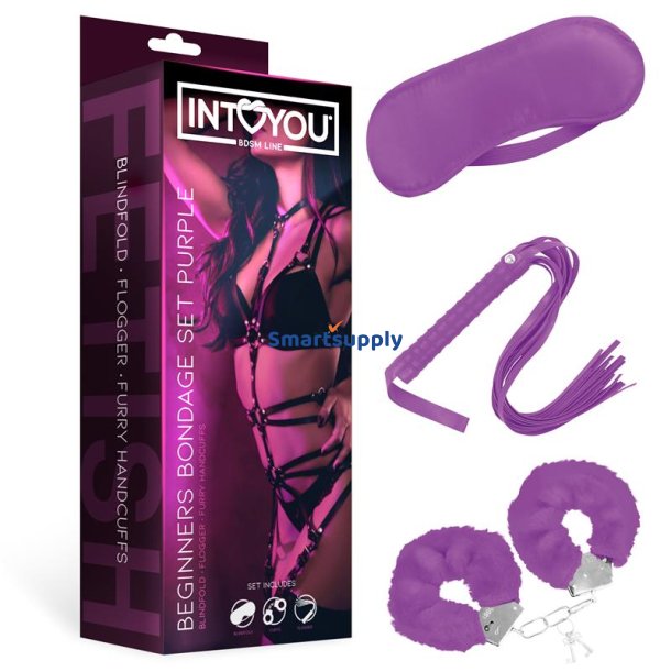 Beginners Bondage Set3 Pieces Purple