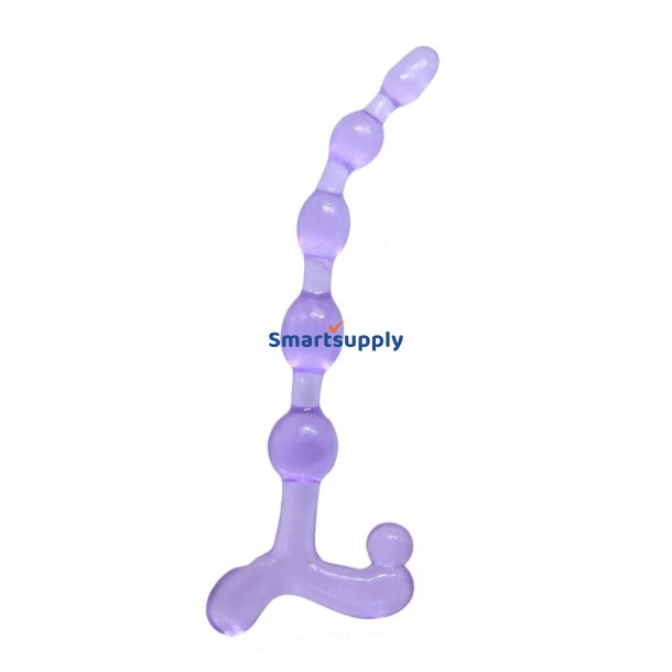 Bendy Twist Anal Beads Purple