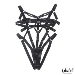 Bianca Teddy with Straps Thong Style - S/M