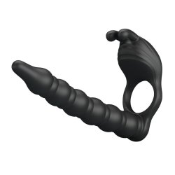 Blackney Cock Ring Vibrator Plug Silicone