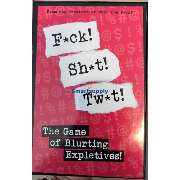 Board Game F*ck! Sh*t! Tw*t!
