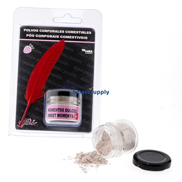 Body Powder Strawberry Flavor + Feather Tickler