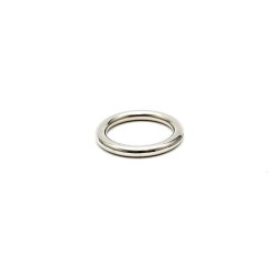 Bondage Play Metal Cock Ring - 40 MM