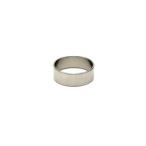 Bondage Play Steel Cock Ring Silver - 40 MM