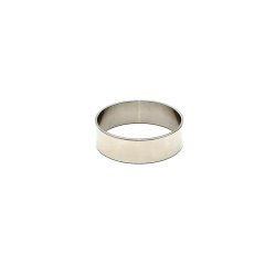 Bondage Play Steel Cock Ring Silver - 45 MM