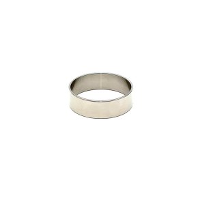 Bondage Play Steel Cock Ring Silver - 45 MM