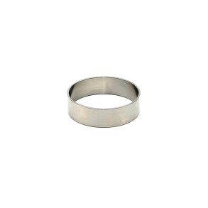 Bondage Play Steel Cock Ring Silver - 50 MM