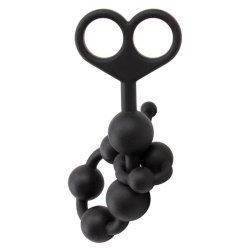 Boyfriend Beads 30.8 x 2.4 cm Silicone Black