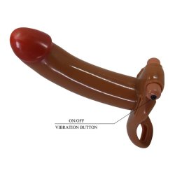 Bradden Universal Strap On with Vibrating Hollow Dildo 6.7