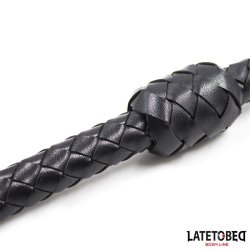 Braided Whip Black 116cm