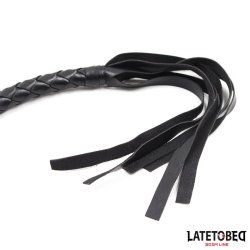 Braided Whip Black 116cm
