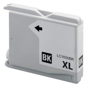 Brother LC1000 Sort blkpatron 38ml kompatibel