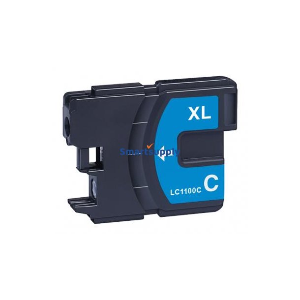 Brother LC1100 Cyan blkpatron 18ml kompatibel
