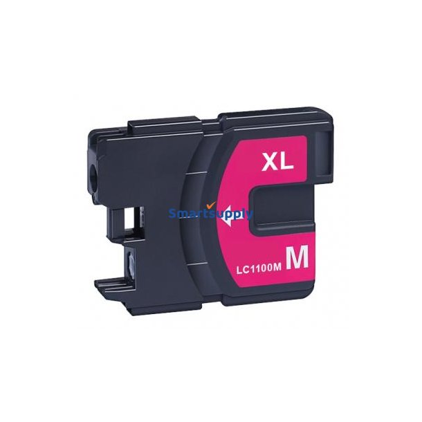 Brother LC1100 Magenta blkpatron 18ml kompatibel