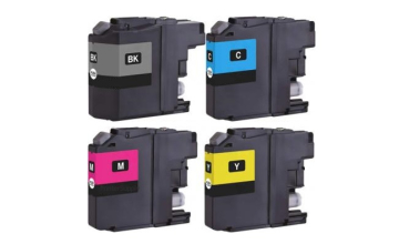 Brother LC129/LC125 XL BCMY bl�kpatroner kompatibel rabatpakke