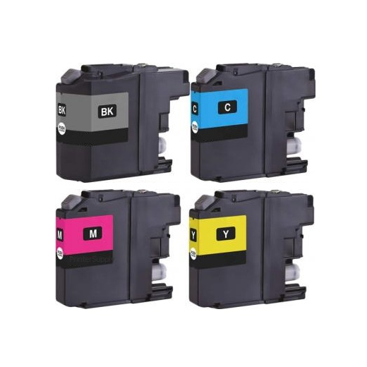 Brother LC227/LC225 XL BCMY bl�kpatroner kompatibel rabatpakke
