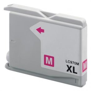 Brother LC970 Magenta blkpatron 28ml kompatibel