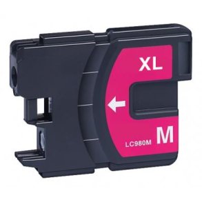 Brother LC980 Magenta blkpatron 18ml kompatibel