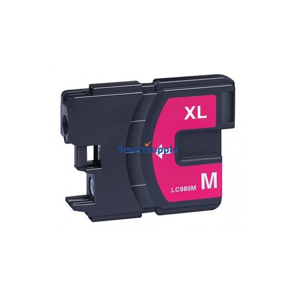 Brother LC980 Magenta blkpatron 18ml kompatibel