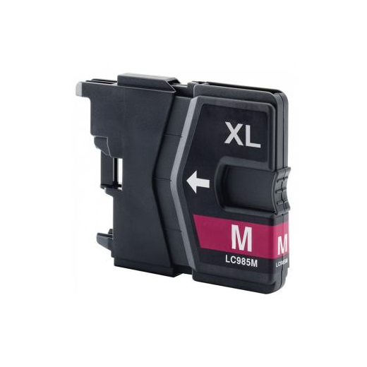Brother LC985 Magenta bl�kpatron 20ml kompatibel