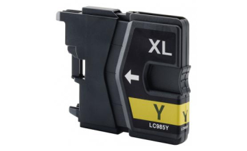 Brother LC985 Gul bl�kpatron 20ml kompatibel