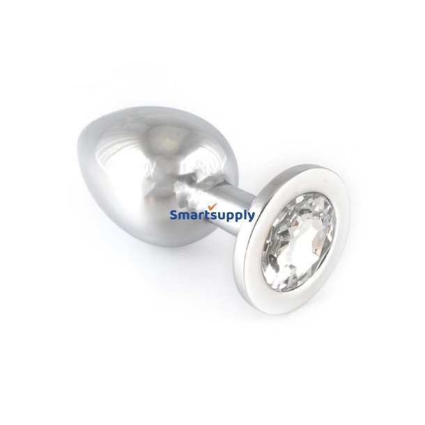 Butt plug, metal-9,7 cm long