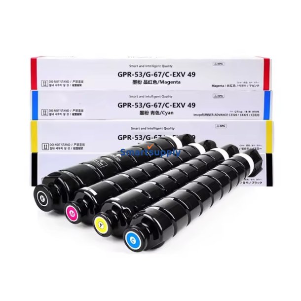 Canon C-EXV 49 BCMY toner 4 stk 93.000 sider kompatibel rabatpakke