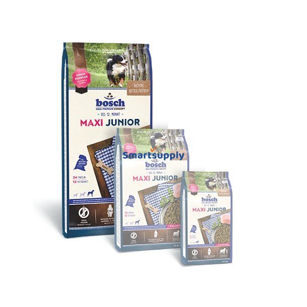 Bosch MAXI JUNIOR 15 kg Hundehvalp Fjerkr