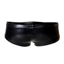 C4M Booty Shorts Leatherette Black - S