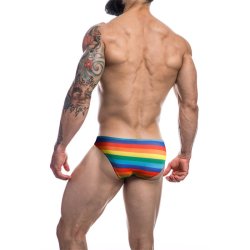 C4M01 Low Rise Bikini Brief Rainbow - S