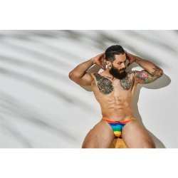 C4M03 Classic Thong Rainbow - XL