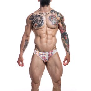 C4M11 Low Rise Bikini Brief Aztec - S