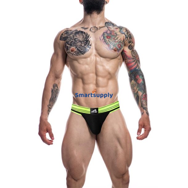 C4M15 Rugby Jockstrap Neon Lime - S
