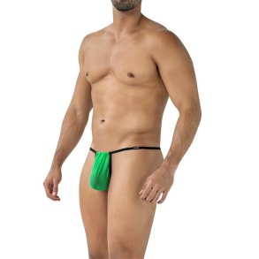 C4MSPX04 Fluo Pouch V-String Green - S/M