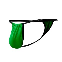 C4MSPX04 Fluo Pouch V-String Green - L/XL