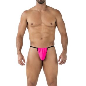 C4MSPX04 Fluo Pouch V-String Hot Pink - S/M