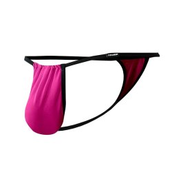C4MSPX04 Fluo Pouch V-String Hot Pink - S/M