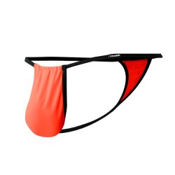 C4MSPX04 Fluo Pouch V-String Tangerine - L/XL