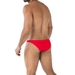 C4MSPXBUL01 Low Rise Bulge Brief Scarlet - S