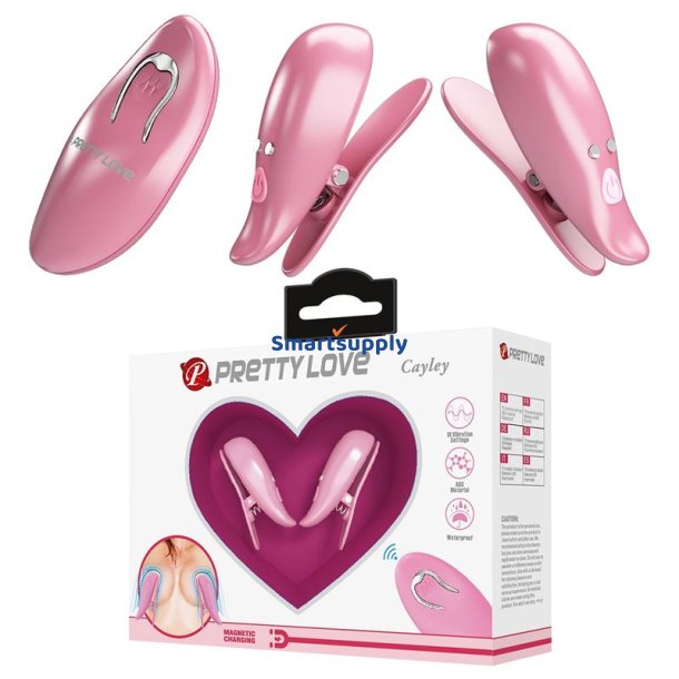 Cailey Nipple Clamps with Vibration and Remote