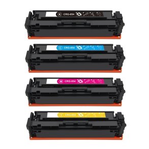 Canon 054H BCMY 4 stk toner 10.000s kompatibel