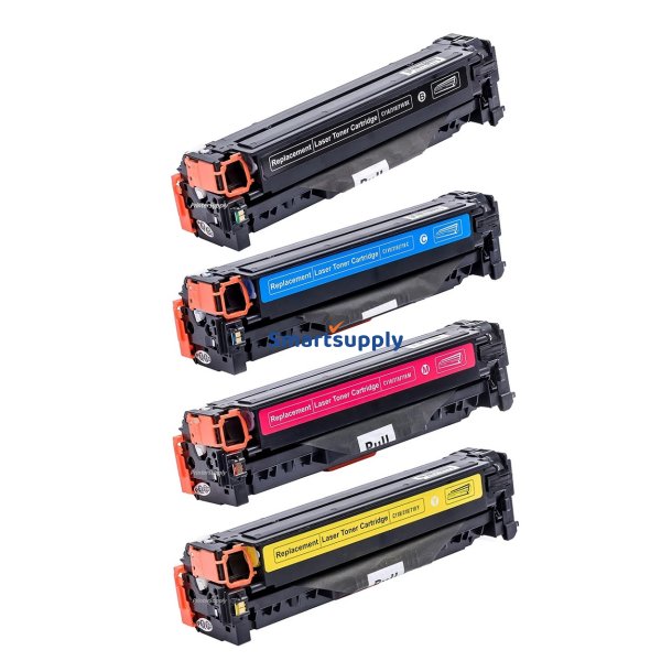Rabat Canon 718 BCMY 4 stk toner 12.100 sider kompatibel