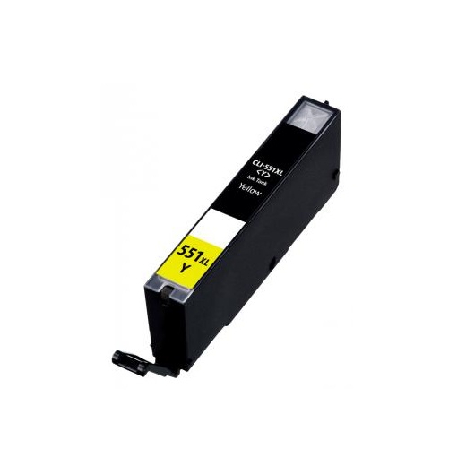 Canon CLI-551 XL Gul bl�kpatron 12ml kompatibel