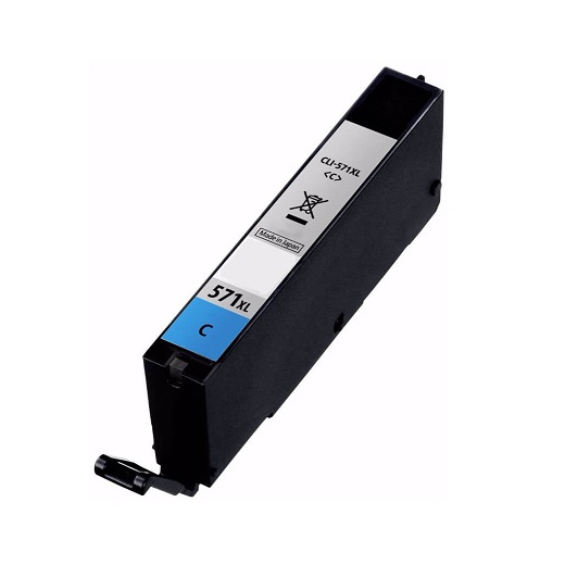 Canon CLI-571 XL Cyan bl�kpatron 12ml kompatibel