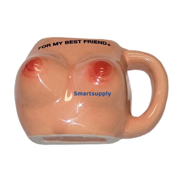 Ceramic Breast Magnet Jar