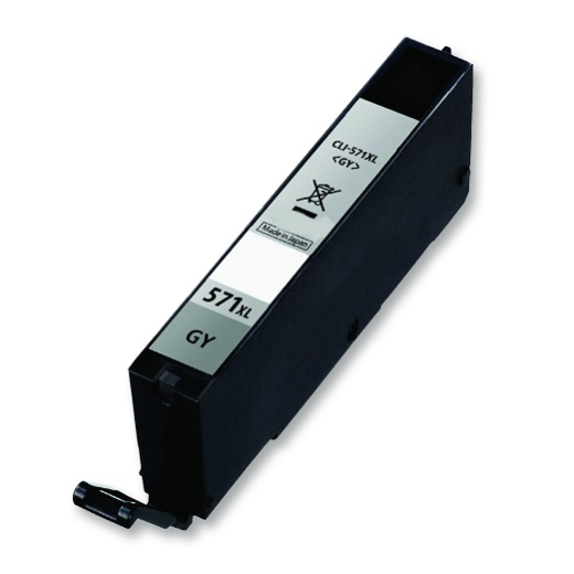 Canon CLI-571 XL Gr� bl�kpatron 12ml kompatibel