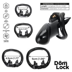 Closure Chastity Cage with Internal Lock