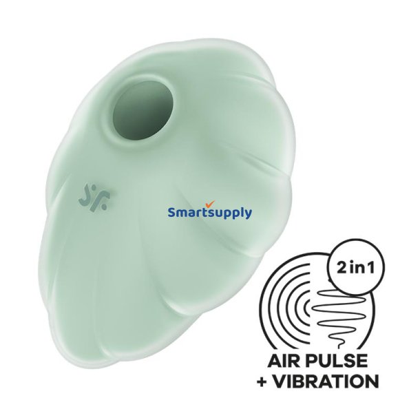 Cloud Dancer Clit Sucker and Vibe Mint