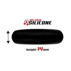 Cock Ring Solid Silicone 3.5 cm Black